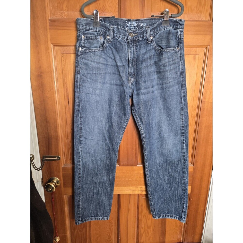 Levi Strauss Jeans Signature Series Taper 36x30 Lightly Distressed